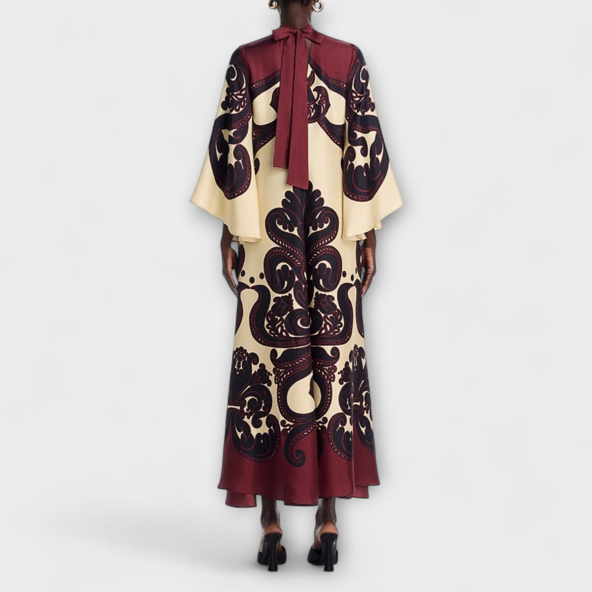 Style200™ | Chic Grenadilla Print Maxi Dress for Any Occasion
