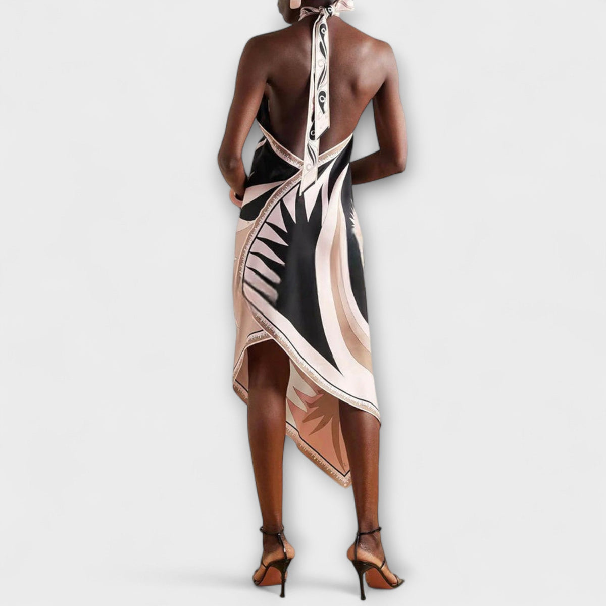 Style200™ | Chic Satin Strap Dress for Events