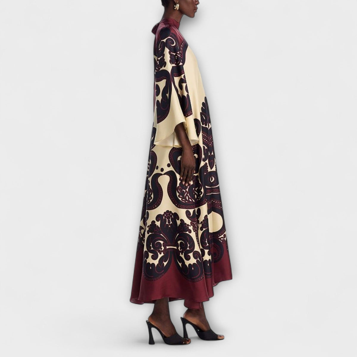 Style200™ | Chic Grenadilla Print Maxi Dress for Any Occasion