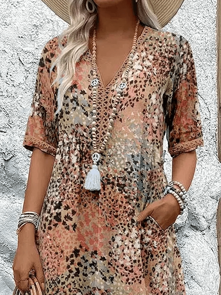 Léa™ | Lisa - Abstract Summer Dress
