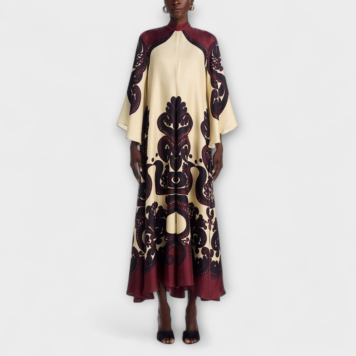 Style200™ | Chic Grenadilla Print Maxi Dress for Any Occasion