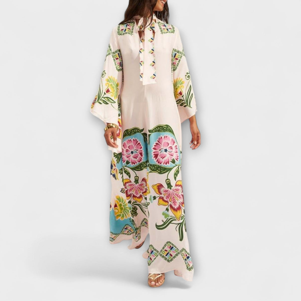 Floral Print Maxi Dress for Special Occasions