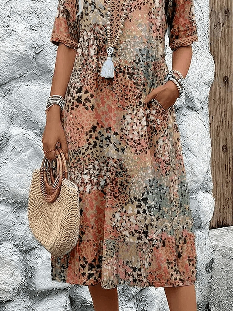 Léa™ | Lisa - Abstract Summer Dress