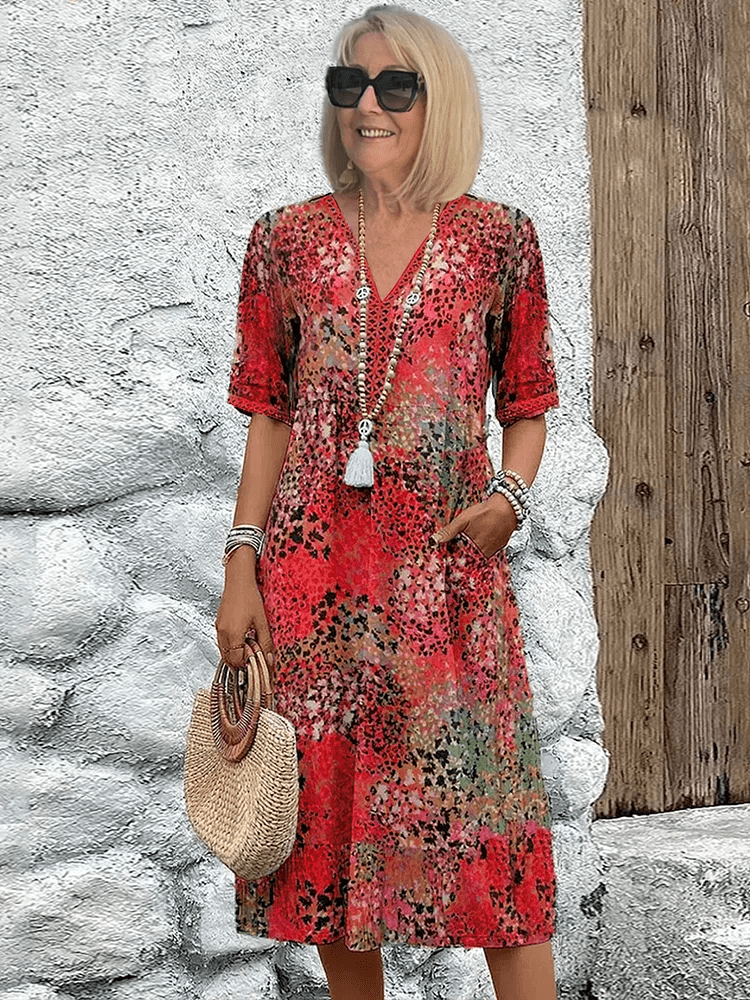 Léa™ | Lisa - Abstract Summer Dress