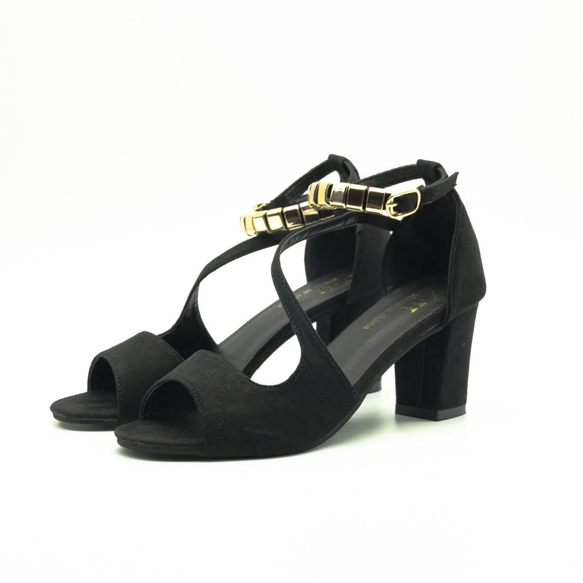 Sadie™ | Women's Block Heel Ankle Strap Peep Toe Dress Sandals