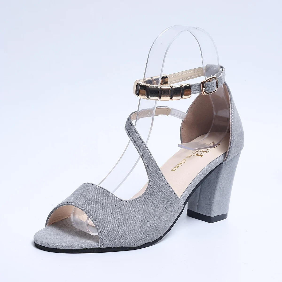 Sadie™ | Women's Block Heel Ankle Strap Peep Toe Dress Sandals