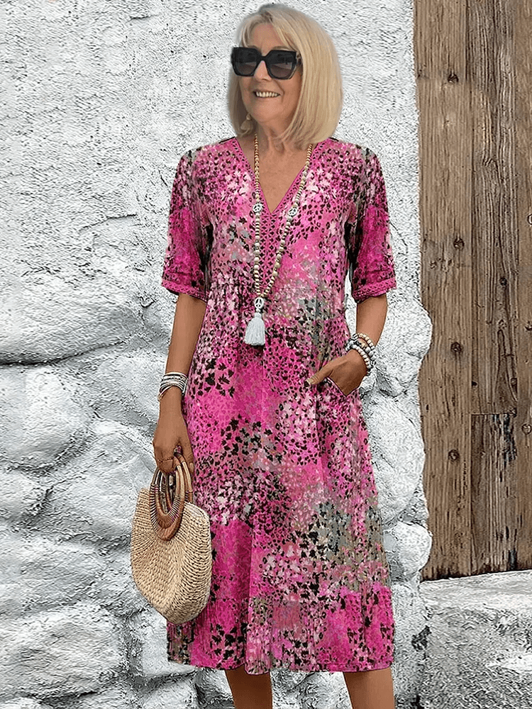 Léa™ | Lisa - Abstract Summer Dress