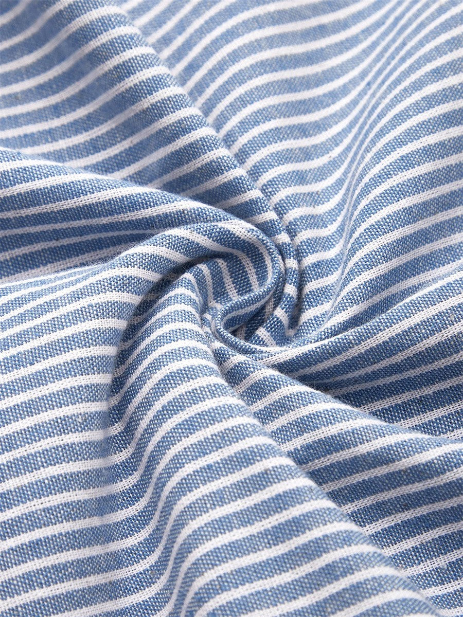 Style200™ | Chic Striped Midi Dress for Any Occasion