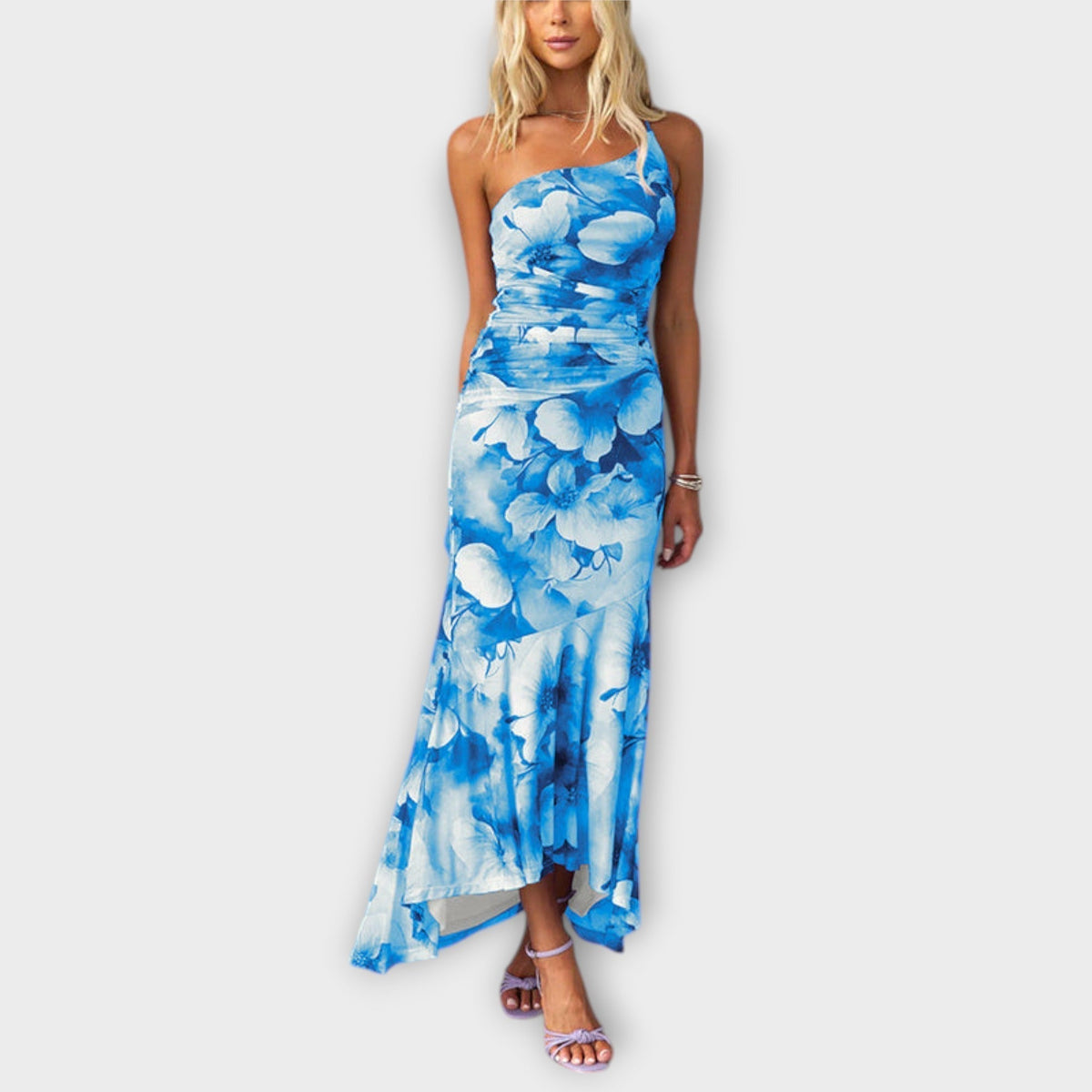 Nathalie™ | Chic Asymmetrical Ruching Prom Dress for Any Occasion