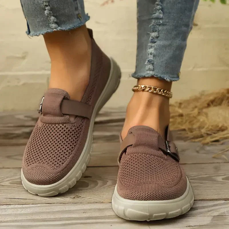Signe™ | Gina - Stylish Canvas Slip-On Sneakers for Everyday Wear