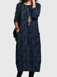 Victoria™ | Chic Round-Neck Dress for Any Occasion