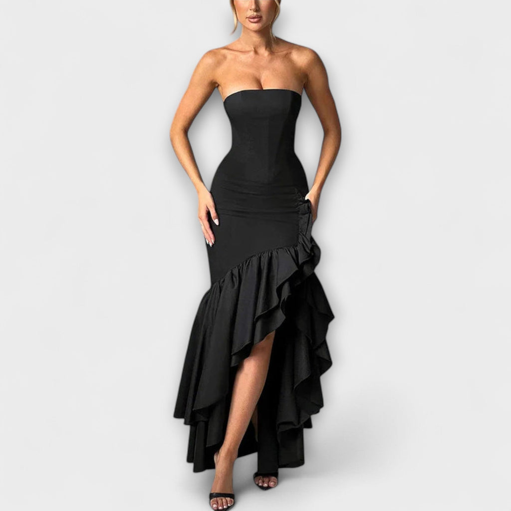 Style200™ | Zuri Off-Shoulder Maxi Dress for Chic Events