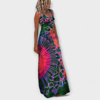 Style200™ | Ronja - La Bamba Tie-Dye Maxi Dress for Any Occasion