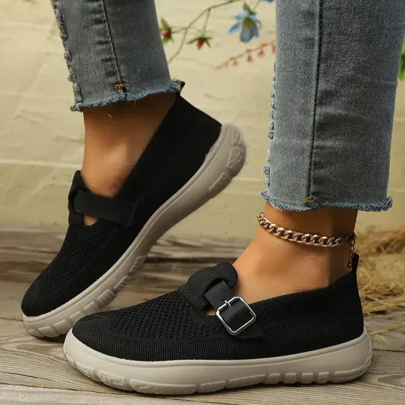Signe™ | Gina - Stylish Canvas Slip-On Sneakers for Everyday Wear