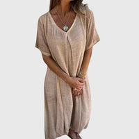 Fiona™ | Fiona™ – Chic V-Neck Dress for Any Occasion