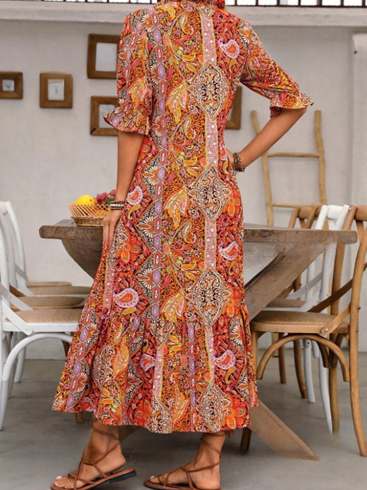 Gene™ | Boho Chic Maxi Dress for Any Occasion