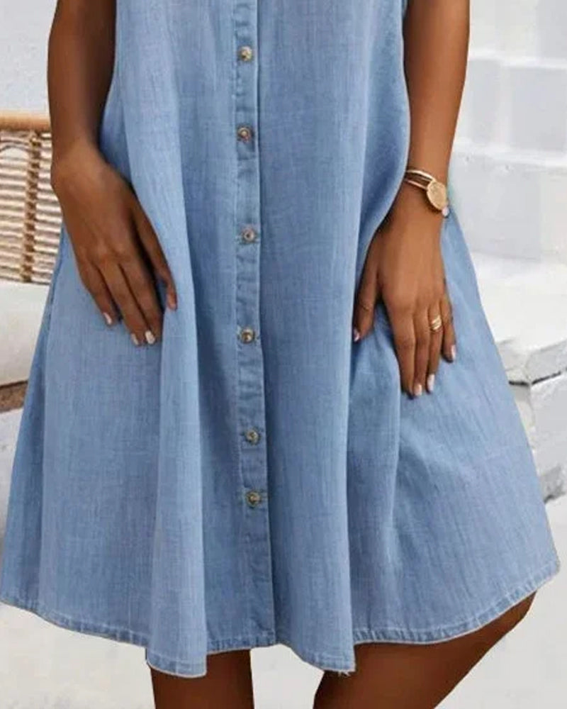 Élise | Short Sleeve Shirt Dress