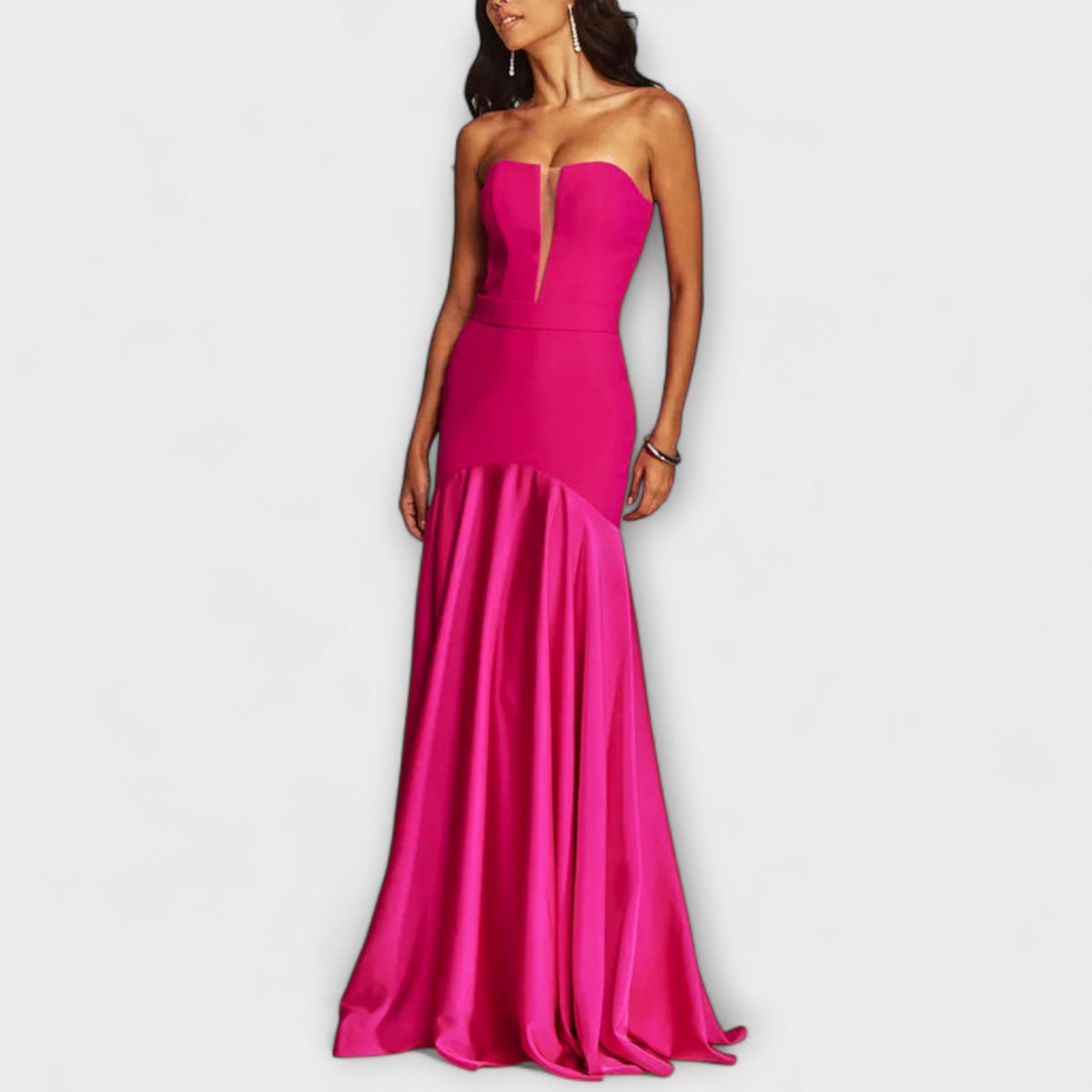 Style200™ | Vada Off-Shoulder Maxi Dress in Flowing Fabric