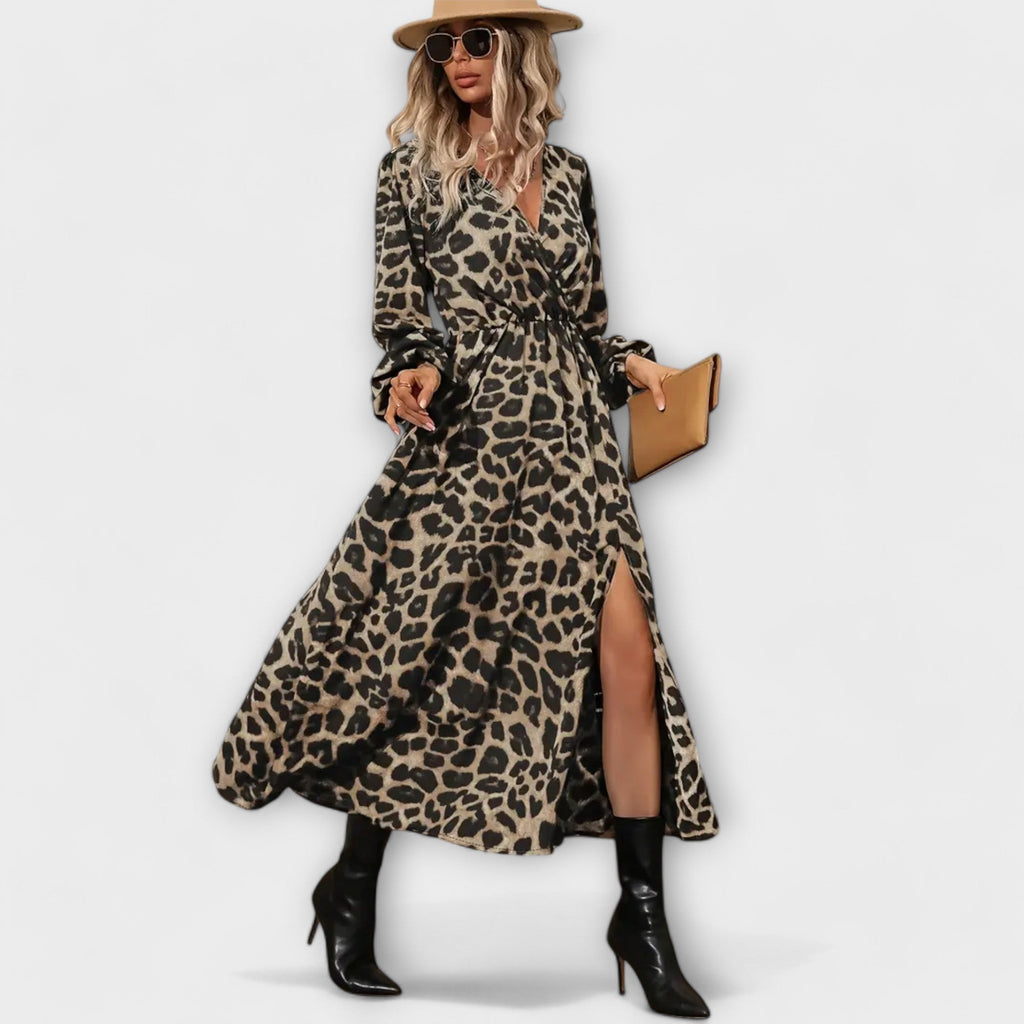 Style200™ | Chic Leopard Print Dress for Day or Night