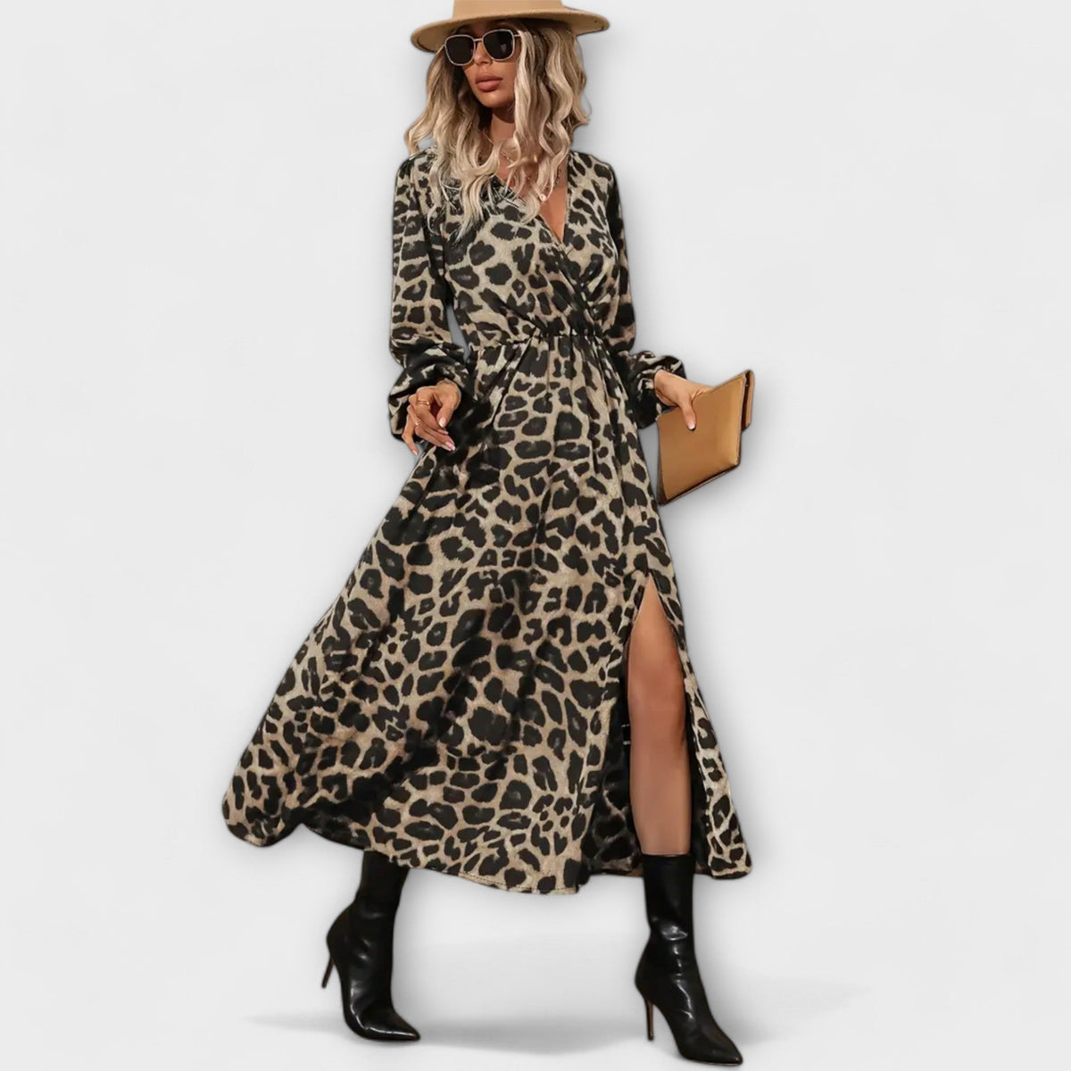 Style200™ | Chic Leopard Print Dress for Day or Night