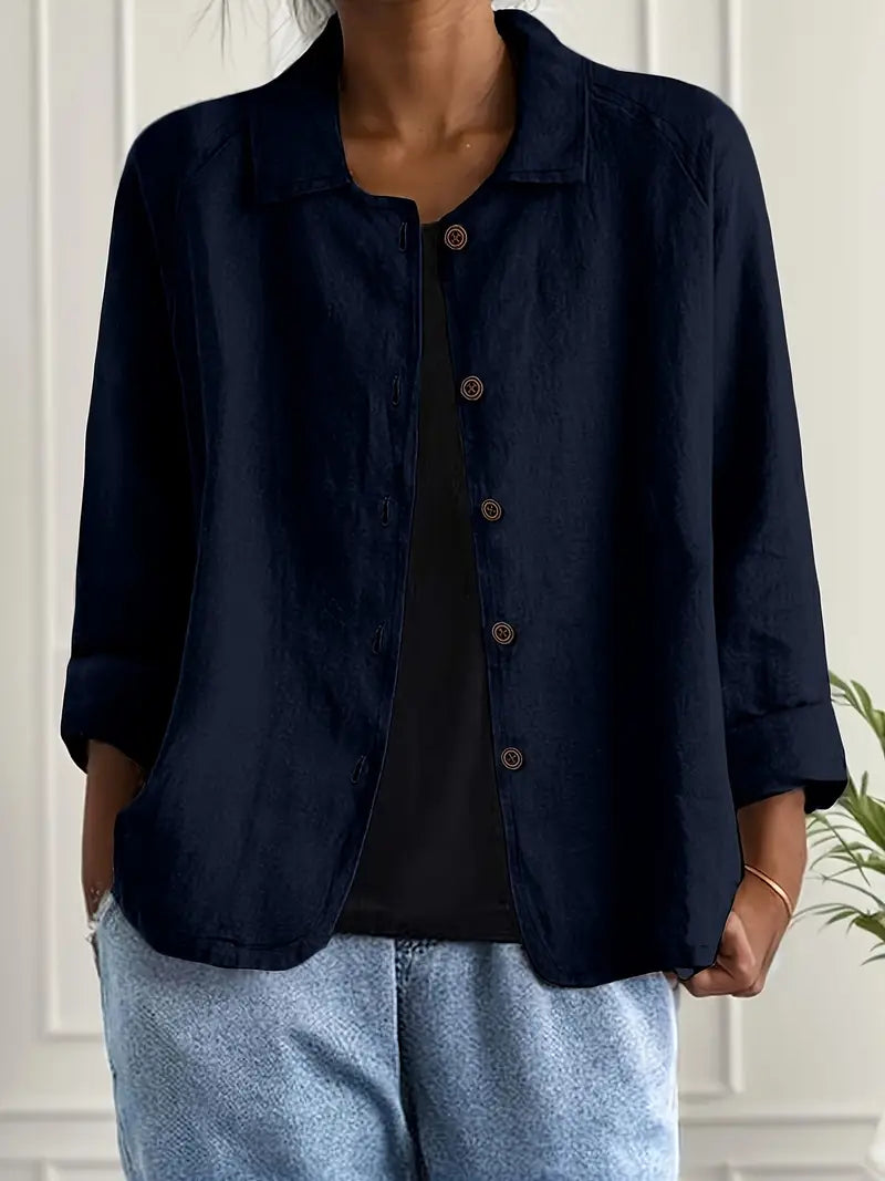 Freya | Long Sleeve Button-Down Shirt