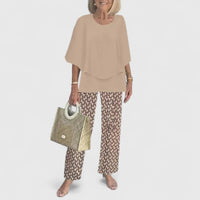 Fern™ | Women's Casual Floral Print Top and Wide-Leg Pants Set