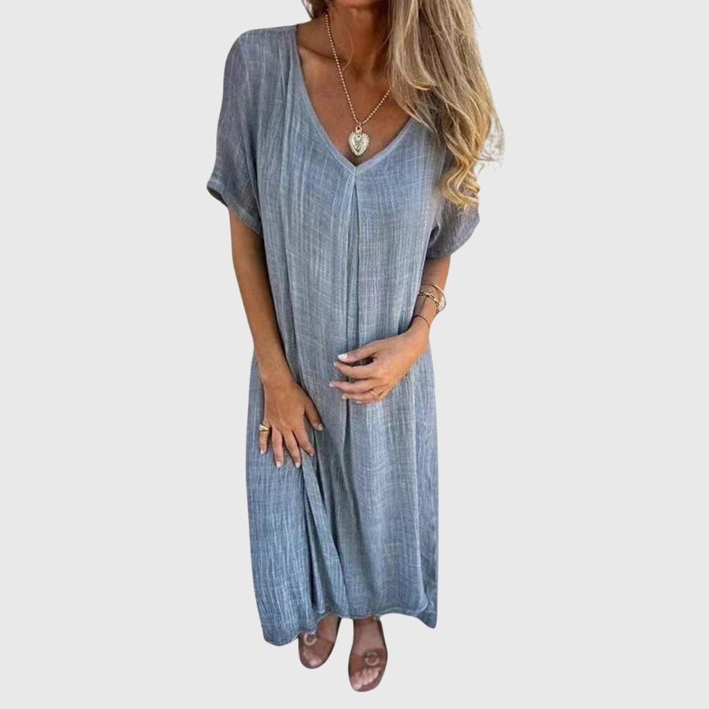 Fiona™ | Fiona™ – Chic V-Neck Dress for Any Occasion