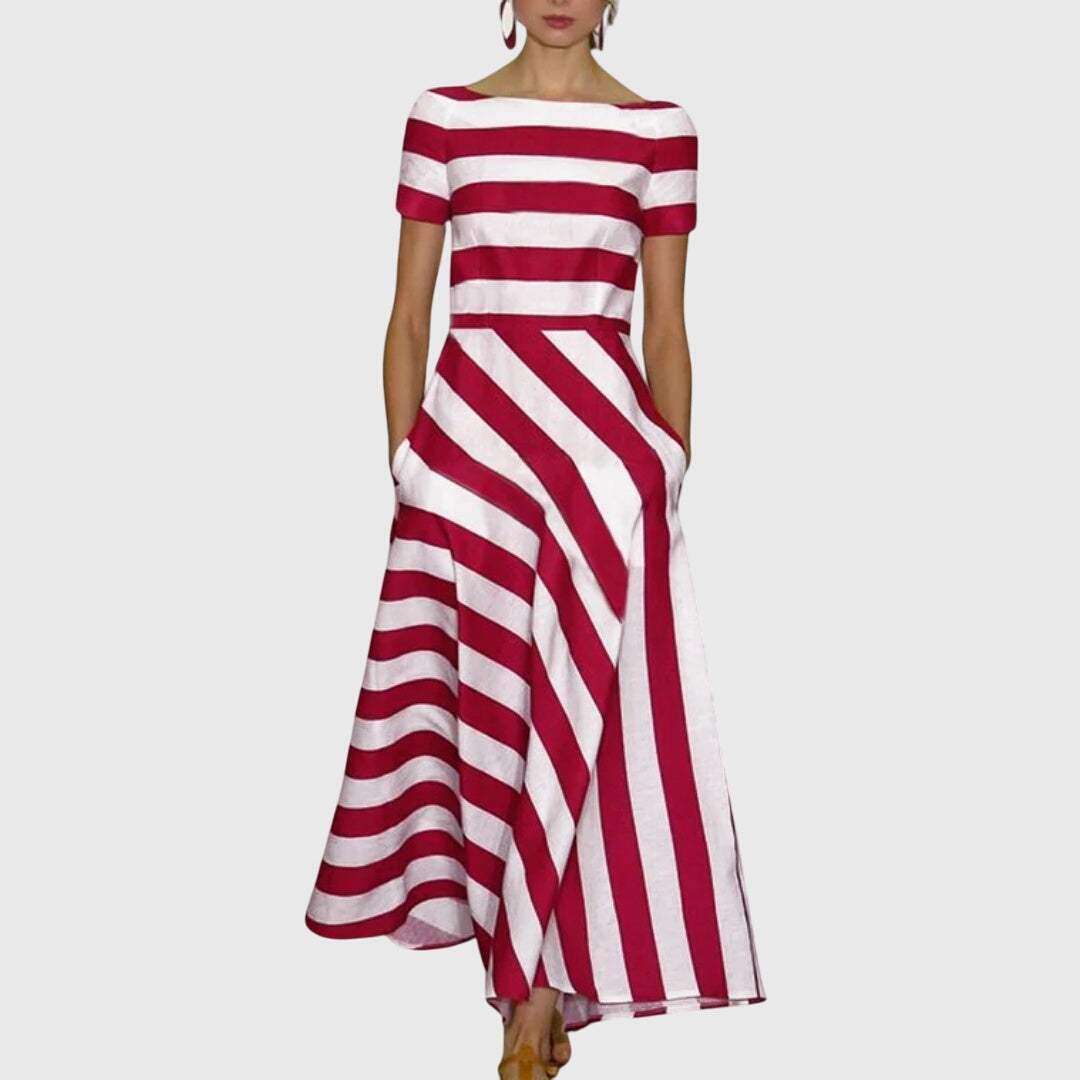 Style200™ | Chic Striped Dress for Any Occasion