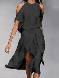 Dorothée™ | Stephanie - Halter Midi Dress