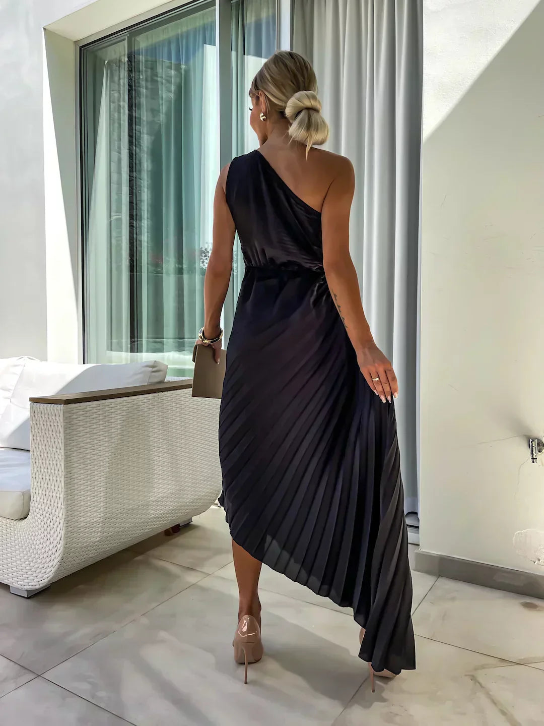 Renée™ | Wedding Guest Dress with Floral Design
