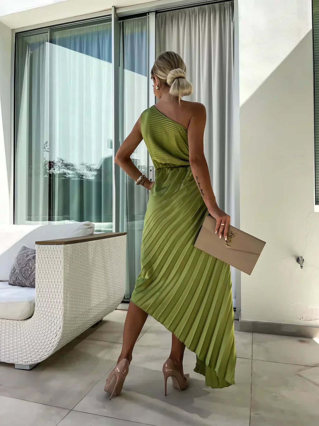 Renée™ | Wedding Guest Dress with Floral Design
