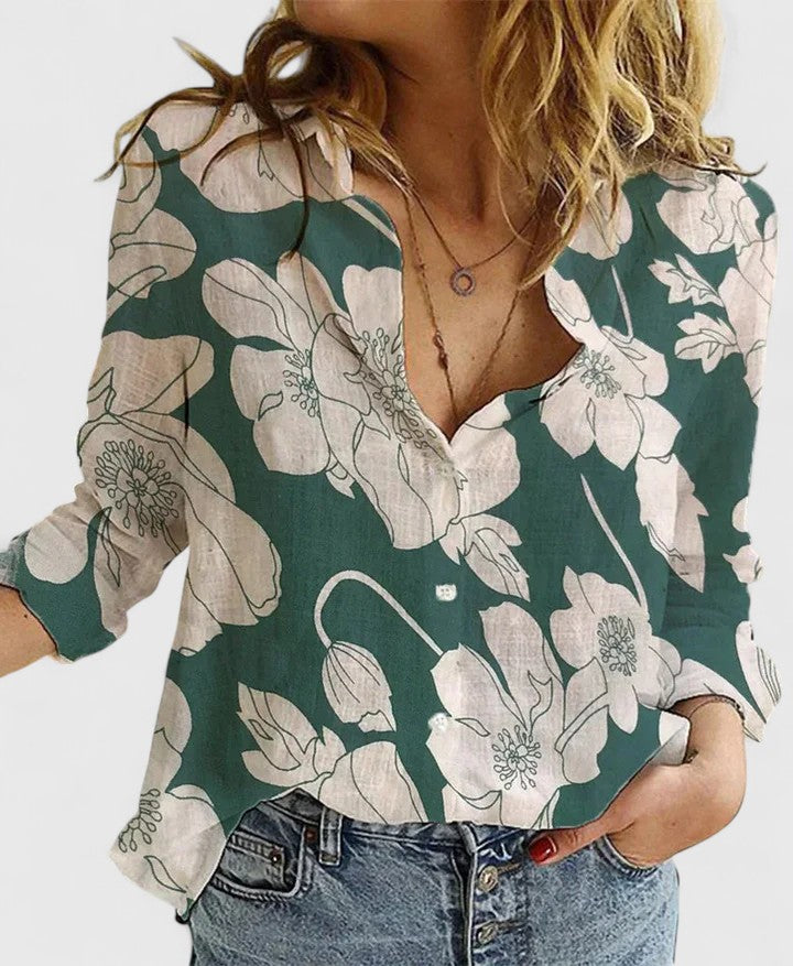 Elena™ | Chic Blouse for Office & Evening Wear