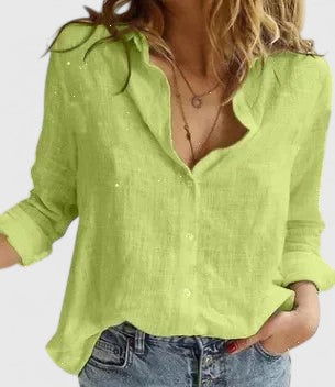 Elena™ | Chic Blouse for Office & Evening Wear