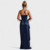 Style200™ | Krissi - Marine Blue Maxi Dress for Summer Events