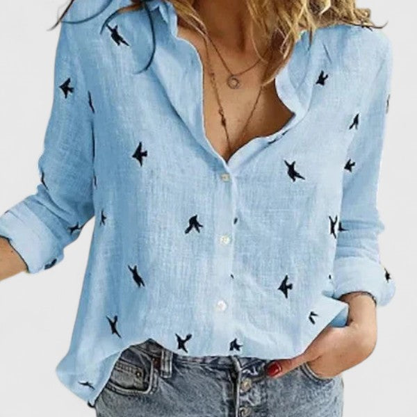 Elena™ | Chic Blouse for Office & Evening Wear