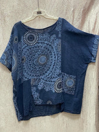 Zahara™ | Women's Mandala Print Top & Wide Leg Pants Co-Ord Set