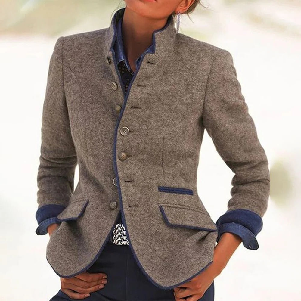 Marlowe | Business Casual Blazer with Contrast Trim