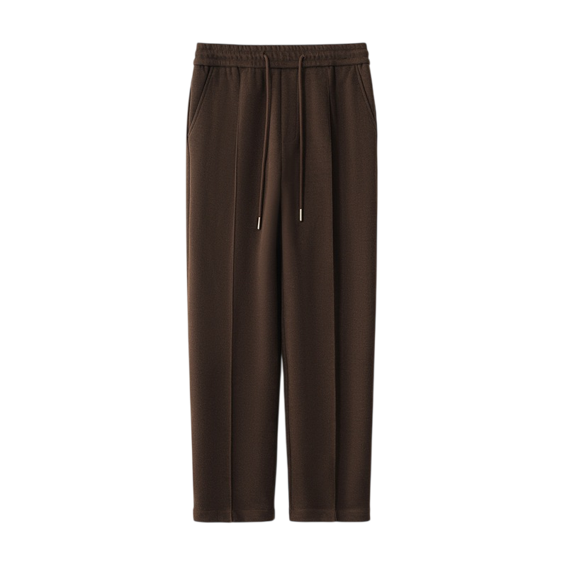 Maison Relaxed Wool Trousers