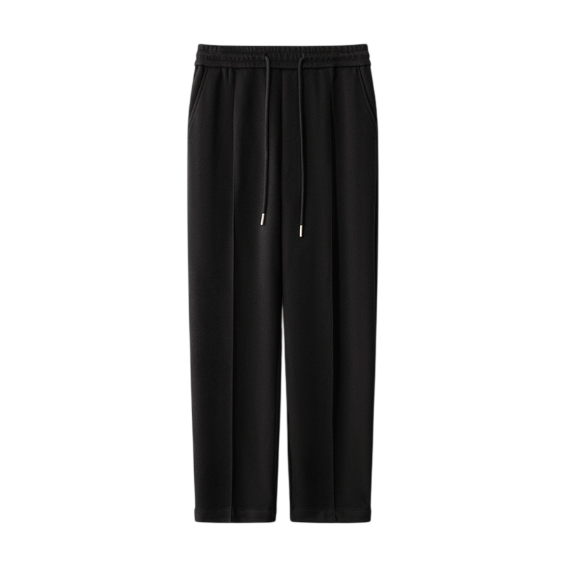 Maison Relaxed Wool Trousers