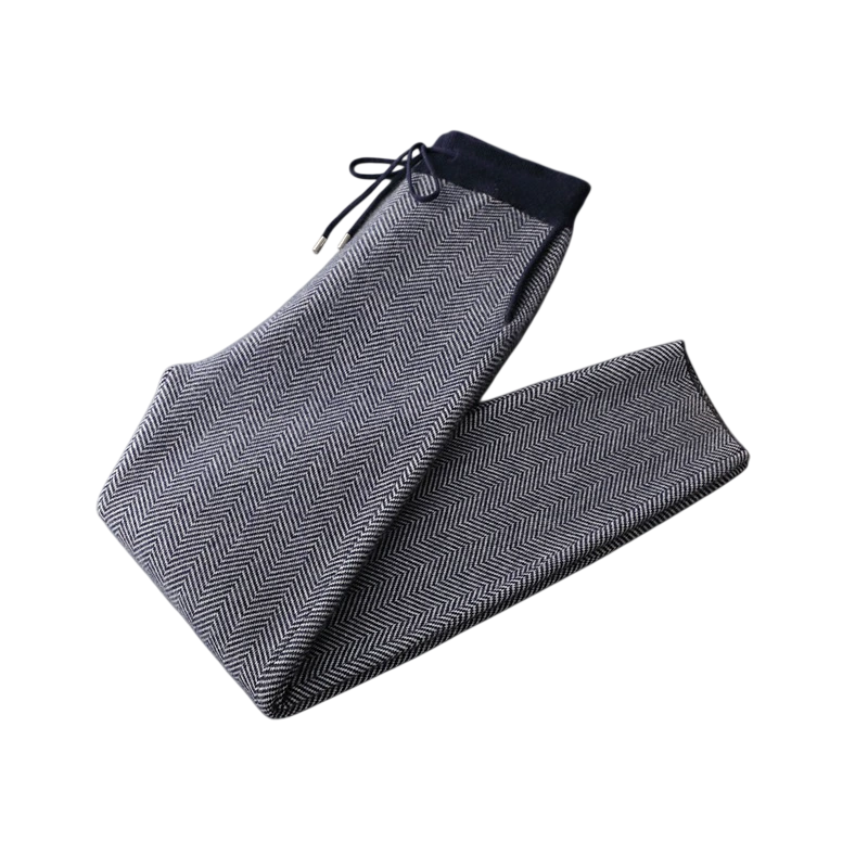 Sterling Wool Herringbone Lounge Trousers