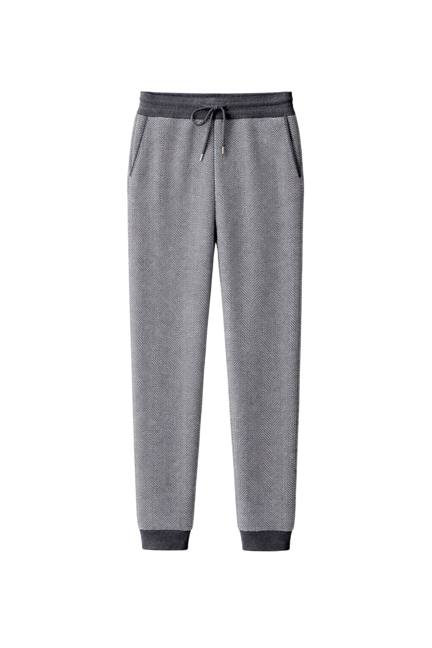 Sterling Wool Herringbone Lounge Trousers