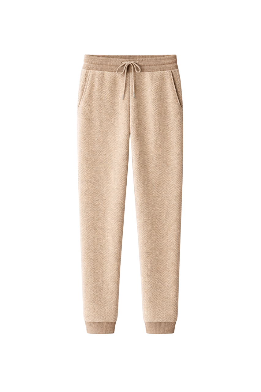 Sterling Wool Herringbone Lounge Trousers