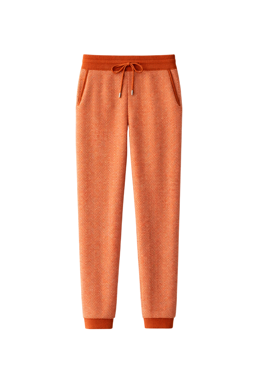 Sterling Wool Herringbone Lounge Trousers
