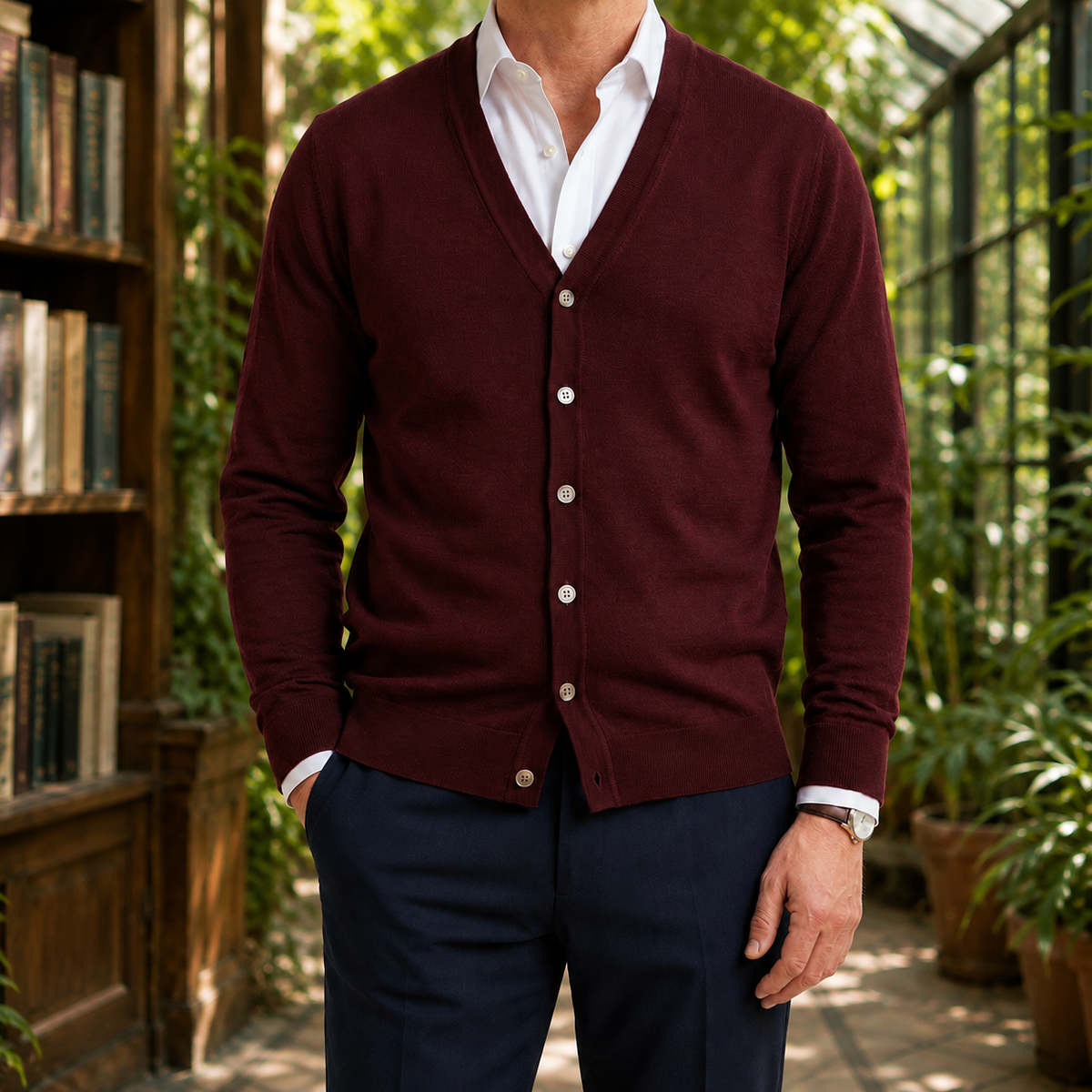 Pascal V Neck Cardigan