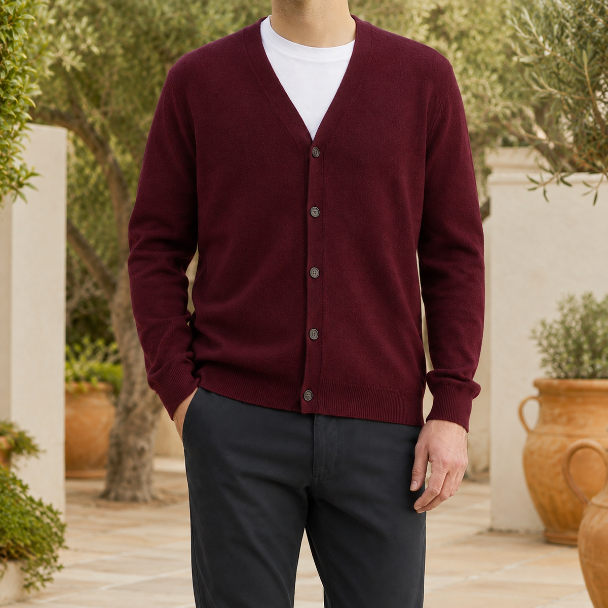 Yannick Wool Cardigan