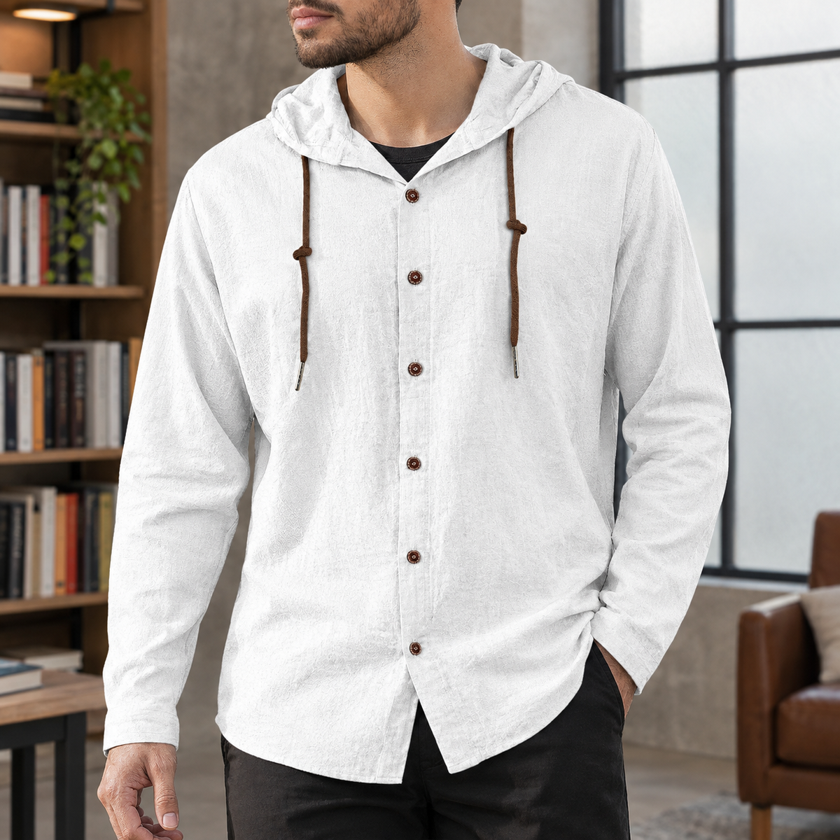 Dorian Hooded Shirt