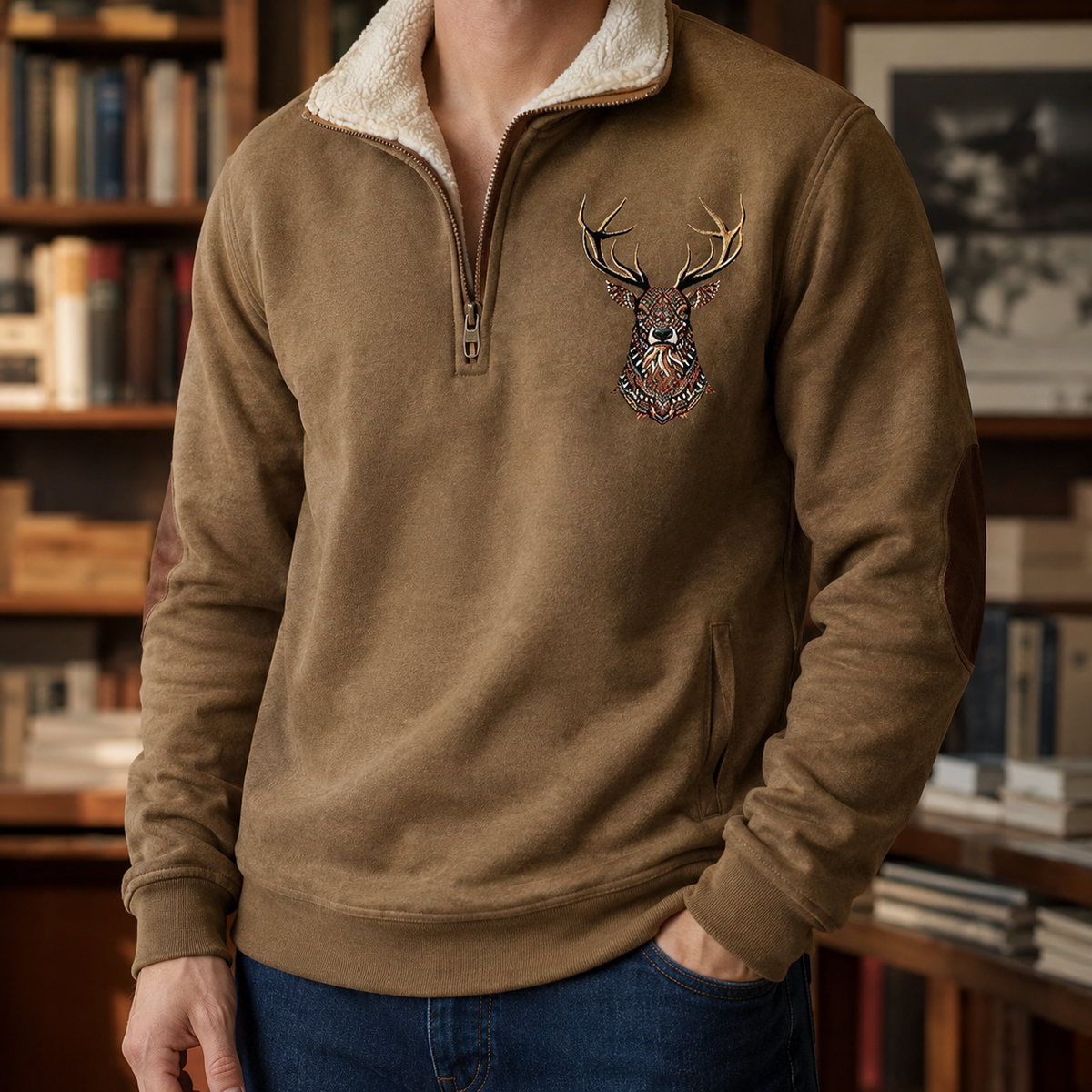 Ignatius-Jude Quarter Zip Sweater