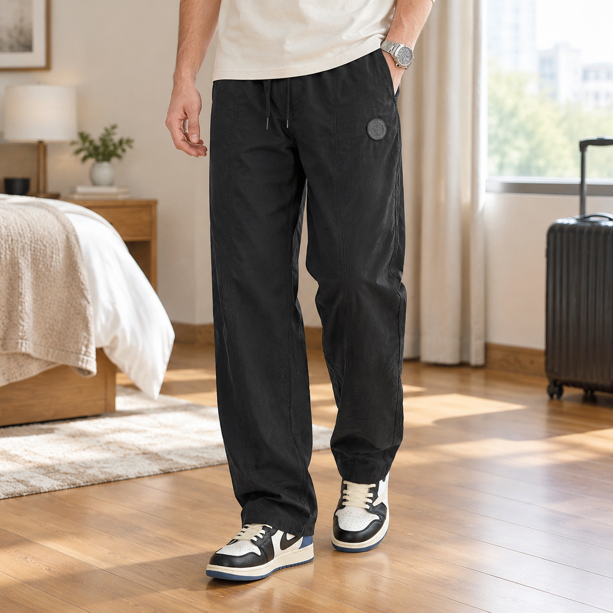 Blake Seamed Relaxed Pants