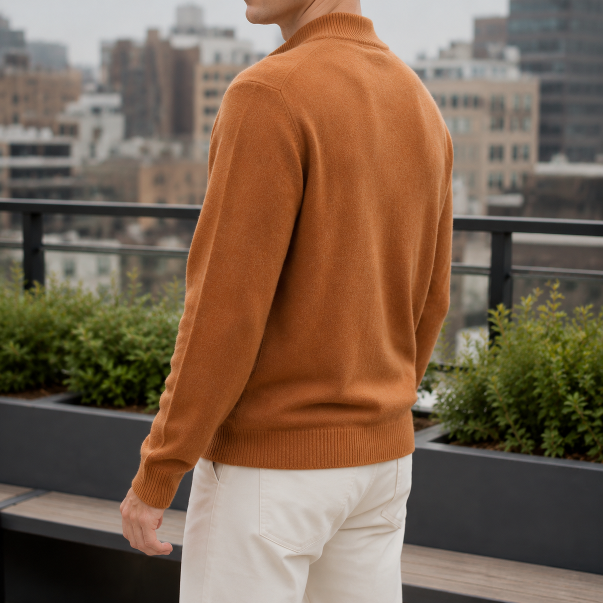Tristan Cashmere-Feel Cardigan
