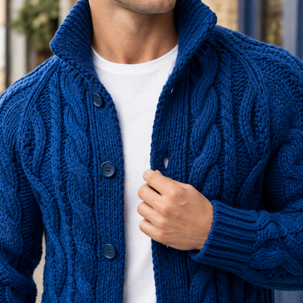 Dean Cable Knit Cardigan